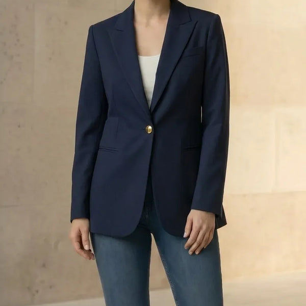 ZAYTA Elara Navy Blazer
