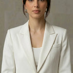 ZAYTA Elara Off-White Blazer