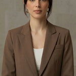 ZAYTA Elara Mocha Blazer